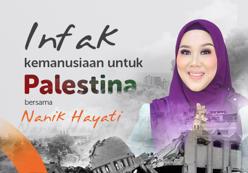 Infak Kemanusiaan Palestina Bersama Nanik Hayati