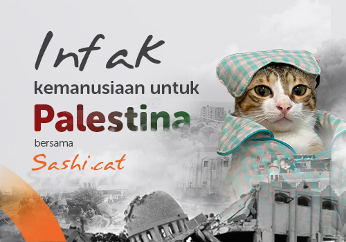 Infak Kemanusiaan untuk Palestina Bersama Sashi.cat