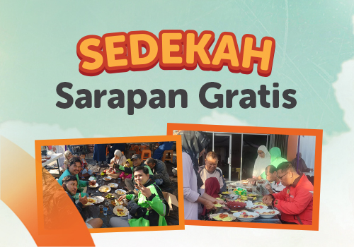 Sedekah Sarapan Gratis Bagi Pejuang Keluarga