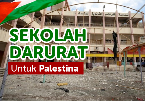 Patungan Sekolah Darurat Untuk Palestina