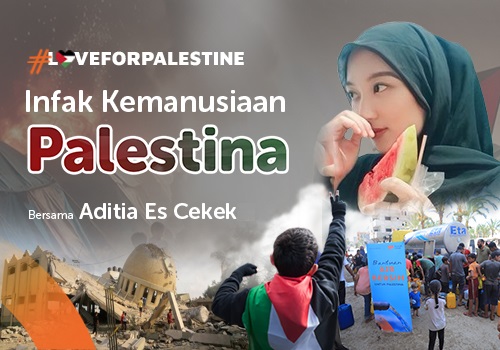 Infak Kemanusiaan untuk Palestina Bersama Aditia Es Cekek