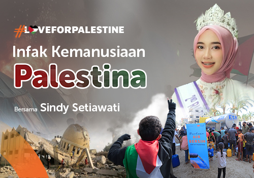 Infak Kemanusiaan untuk Palestina Bersama  Sindy Setiawati