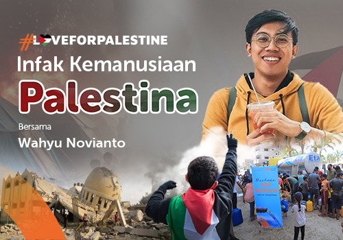 Infak Kemanusiaan Palestina Bersama Wahyu Novianto