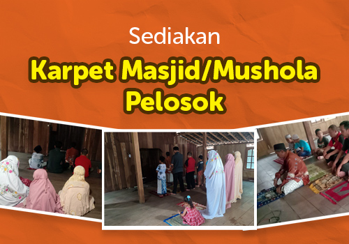 Sediakan Karpet Masjid Pelosok