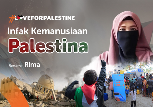 Infak Kemanusiaan untuk Palestina Bersama Rima