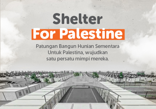 Patungan Hunian Sementara Untuk Palestina