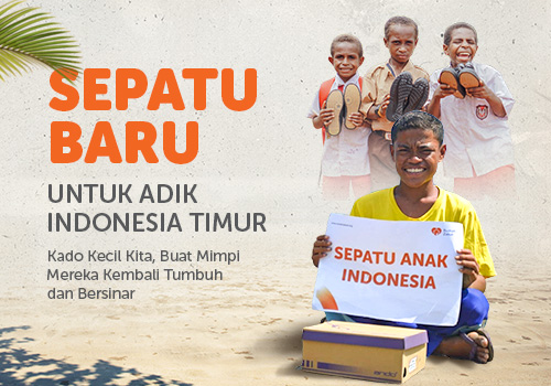 Sedekah Sepatu Anak Indonesia Timur