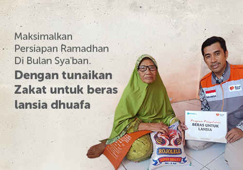 Zakat untuk Beras Lansia Dhuafa