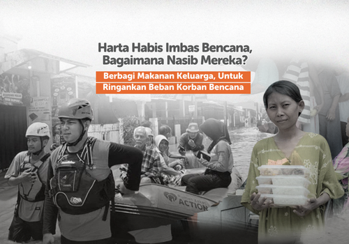 Berbagi Makanan Keluarga Untuk Korban Bencana Nasional