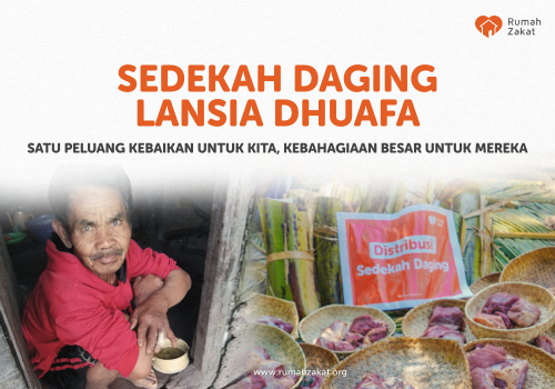 Sedekah Daging Lansia Dhuafa