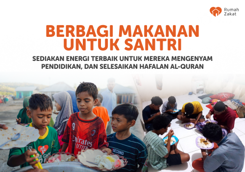 Berbagi Makanan Untuk Santri