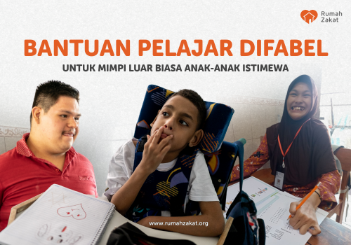 Sedekah Bantuan Pelajar Difabel