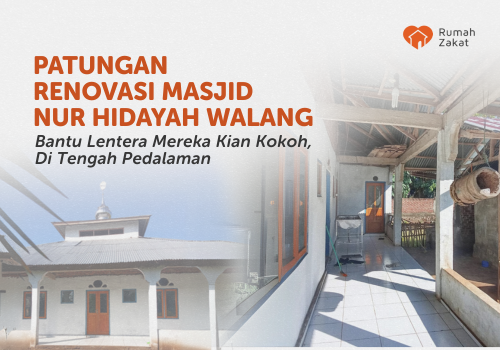 Patungan Renovasi Masjid Nur Hidayah Walang