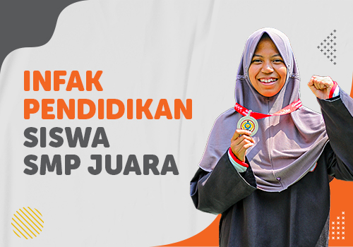 Infak Pendidikan Siswa SMP Juara