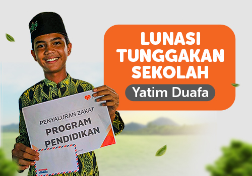 Lunasi Tunggakan Sekolah Yatim Duafa