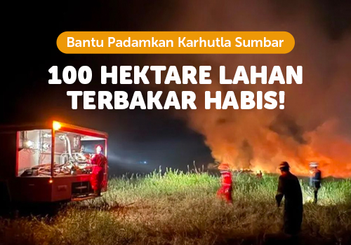 Bantu Karhutla Sumbar