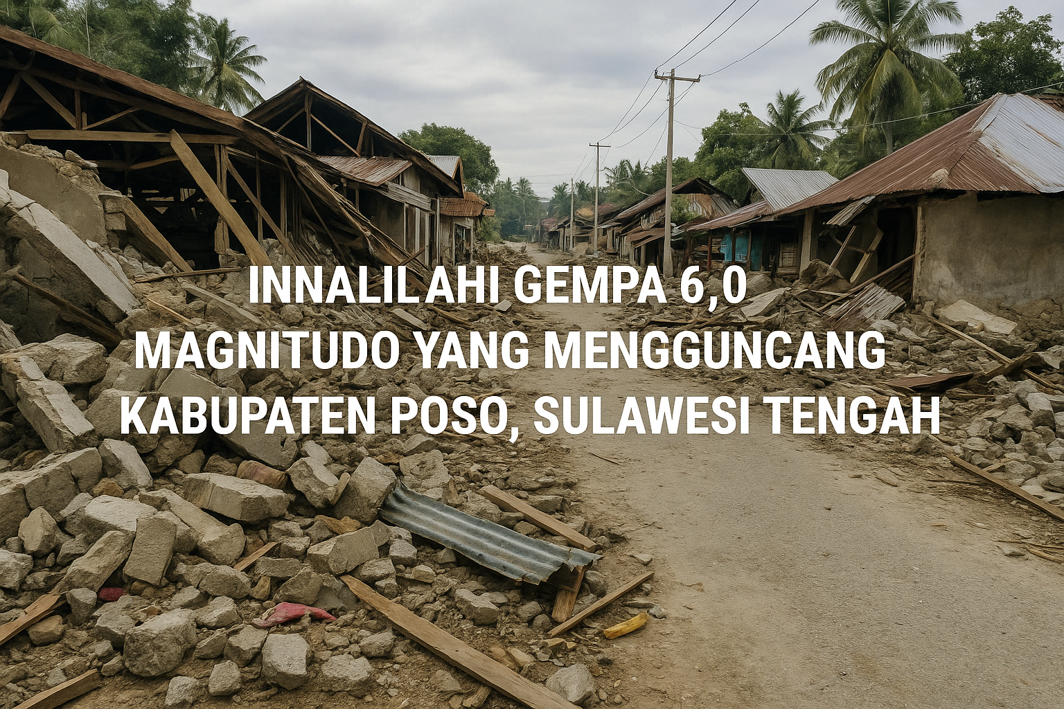 Infak Gempa Poso