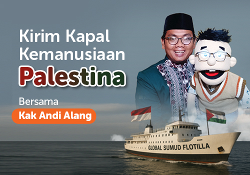 Kirim Kapal Kemanusiaan Palestina Bersama Kak Andi Alang