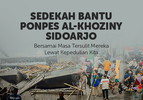 Sedekah Bantu Ponpes Al-Khoziny Sidoarjo