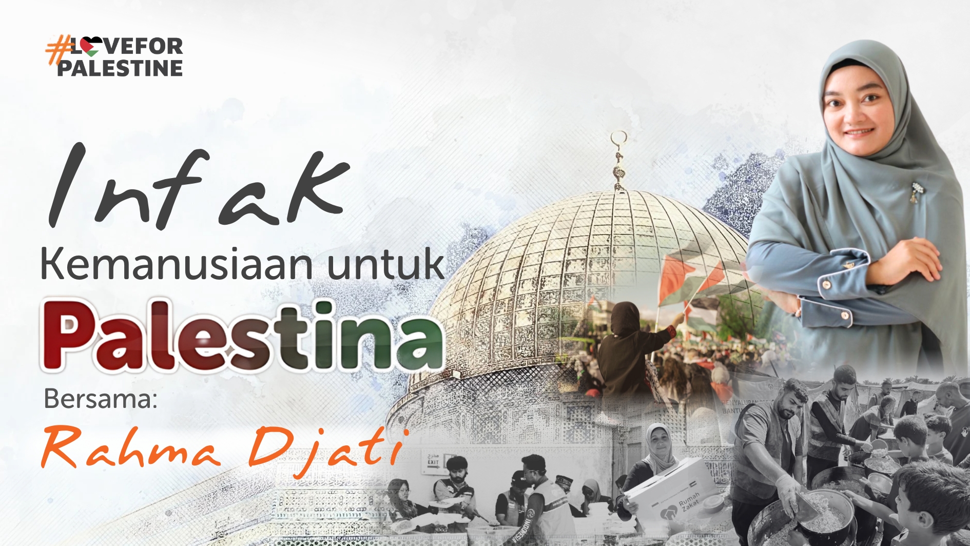 Infak Kemanusiaan Palestina Bersama Rahma Djati
