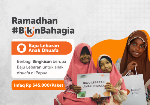 Baju Lebaran Anak Dhuafa Papua