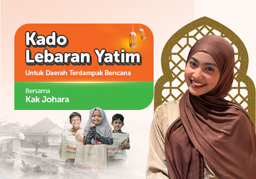 Kado Lebaran Yatim Bersama Kak Johara
