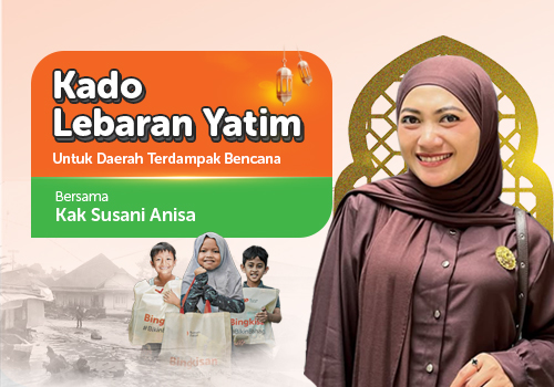 Kado Lebaran Yatim Bersama Kak Susani Anisa
