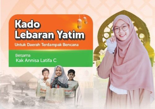 Kado Lebaran Yatim Bersama Kak Annisa Latifa C