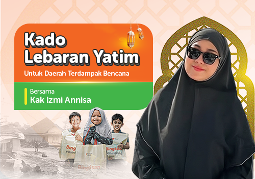 Kado Lebaran Yatim Bersama Kak Izmi Annisa