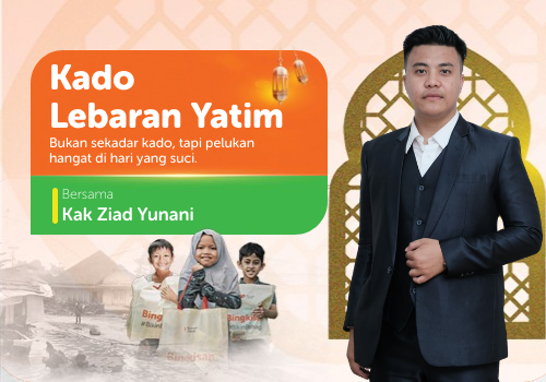 Kado Lebaran Yatim Bersama Kak Ziad Yunani