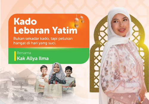 Kado Lebaran Yatim Bersama Kak Allya Ilma