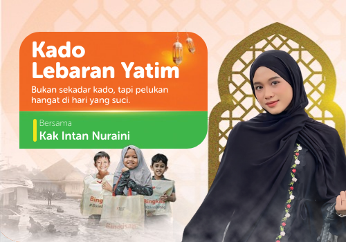 Kado Lebaran Yatim Bersama Kak Intan Nuraini