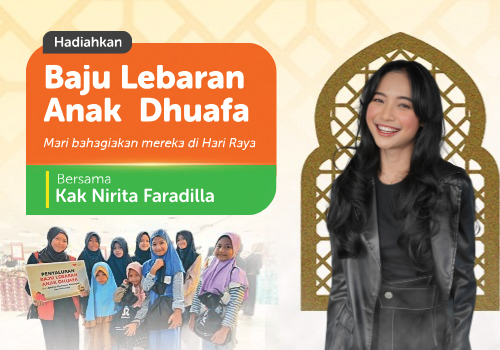 Baju Lebaran Anak Dhuafa bersama Kak Nirita Faradilla