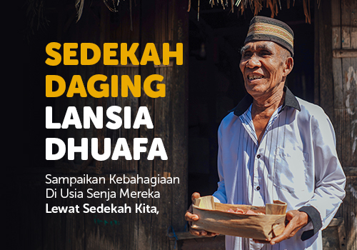 Sedekah Daging Lansia Dhuafa
