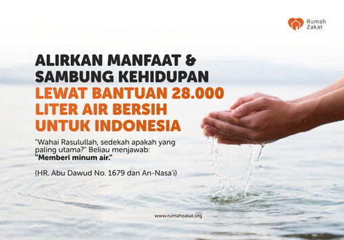 Sedekah Air Bersih Untuk Nusantara