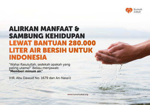 Sedekah Air Bersih Untuk Nusantara