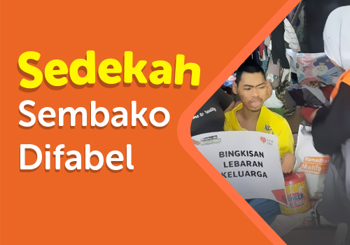 Sedekah Sembako Difabel