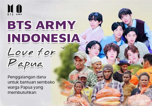 BTS ARMY INDONESIA LOVE FOR PAPUA