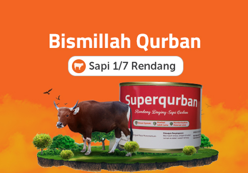 Qurban 1/7 Sapi Rendang