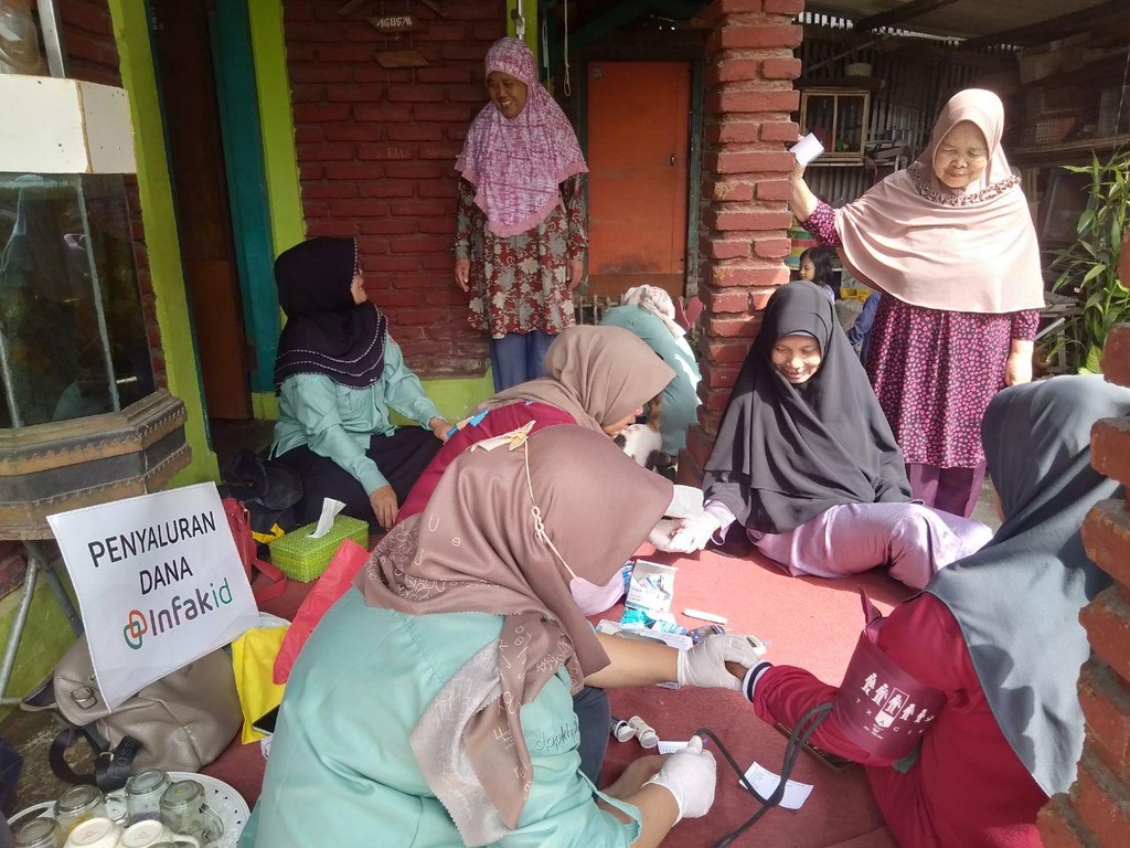 KEGIATAN KOLABORASI PUSKESMAS BERSAMA RUMAH ZAKAT