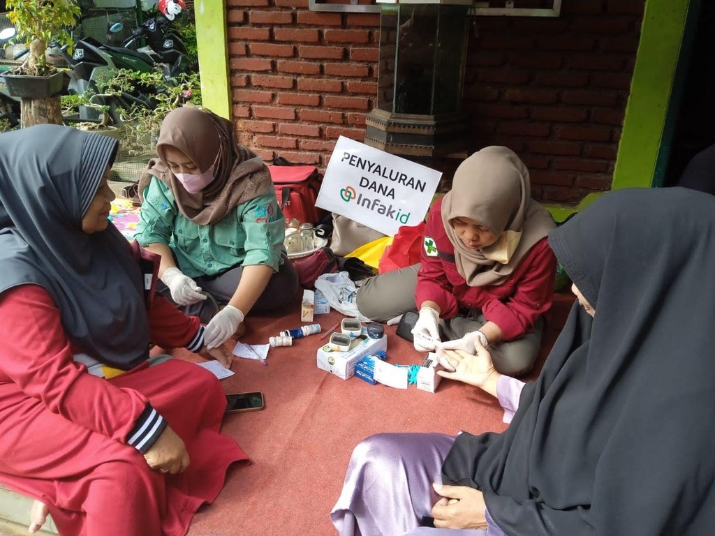 KEGIATAN KOLABORASI PUSKESMAS BERSAMA RUMAH ZAKAT