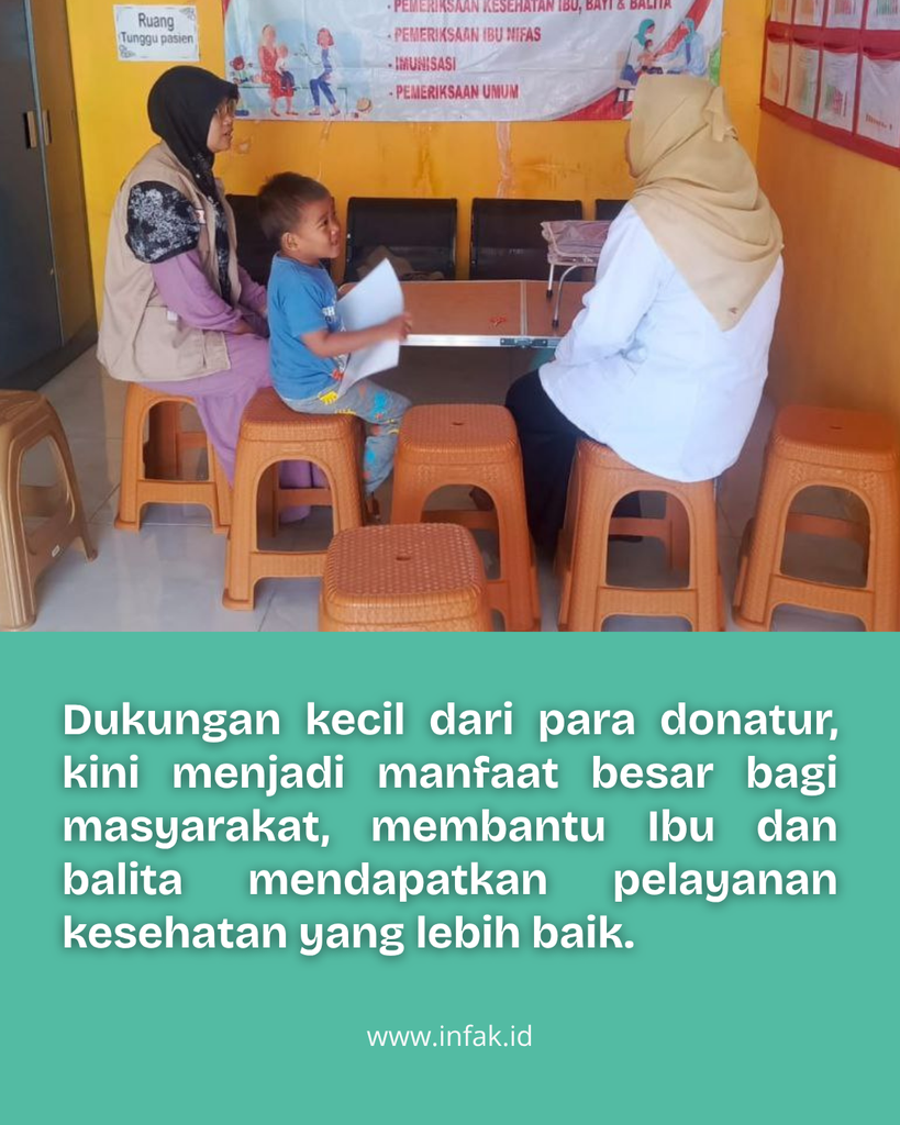 Bantuan Sarana Posyandu Brebes telah tersalurkan