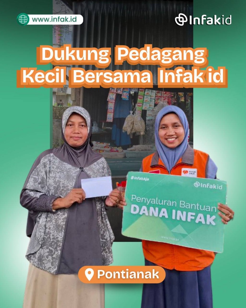 Dukung Pedagang Kecil Bersama Infak ID
