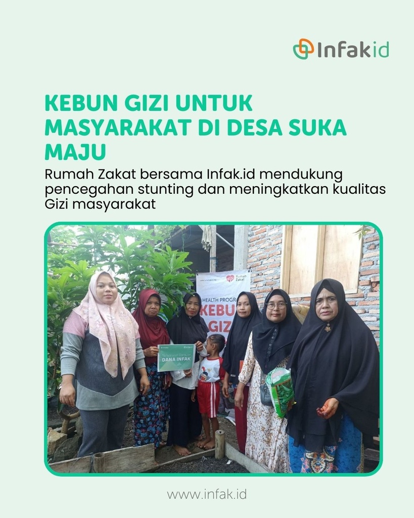 Kebun Gizi Untuk Masyarakat di Desa Sukamaju