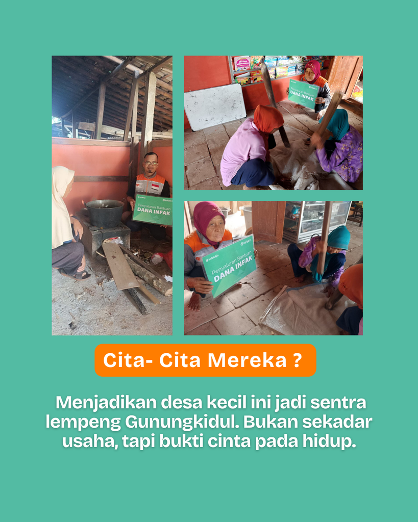 Rumah Zakat Dorong Lansia Di Desa Pacarejo Terus Produktif Dengan Produksi Lempeng