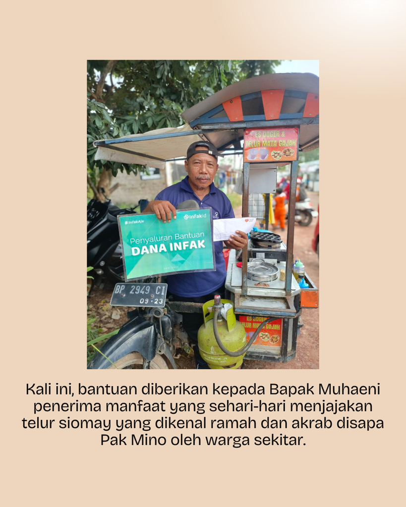 Bantuan Modal Usaha Untuk Pak Mino di Batam